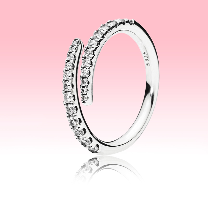 NEW Lines of Sparkle Ring CZ diamond Open Rings Women Jewelry for Pandora 925 Sterling Silver Wedding RING set with Original box
NEW Lines of Sparkle Ring CZ diamond Open Rings Women Jewelry for Pandora 925 Sterling Silver Wedding RING set with Original box