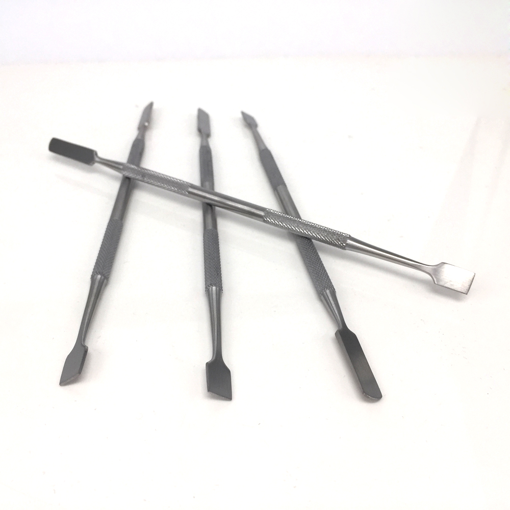Top Selling SS color wax dry herb vaproizer stainless steel Carving Sputula Dual Tip dab tool for concentrated wax oil atomizer vape pen
Top Selling SS color wax dry herb vaproizer stainless steel Carving Sputula Dual Tip dab tool for concentrated wax oil atomizer vape pen