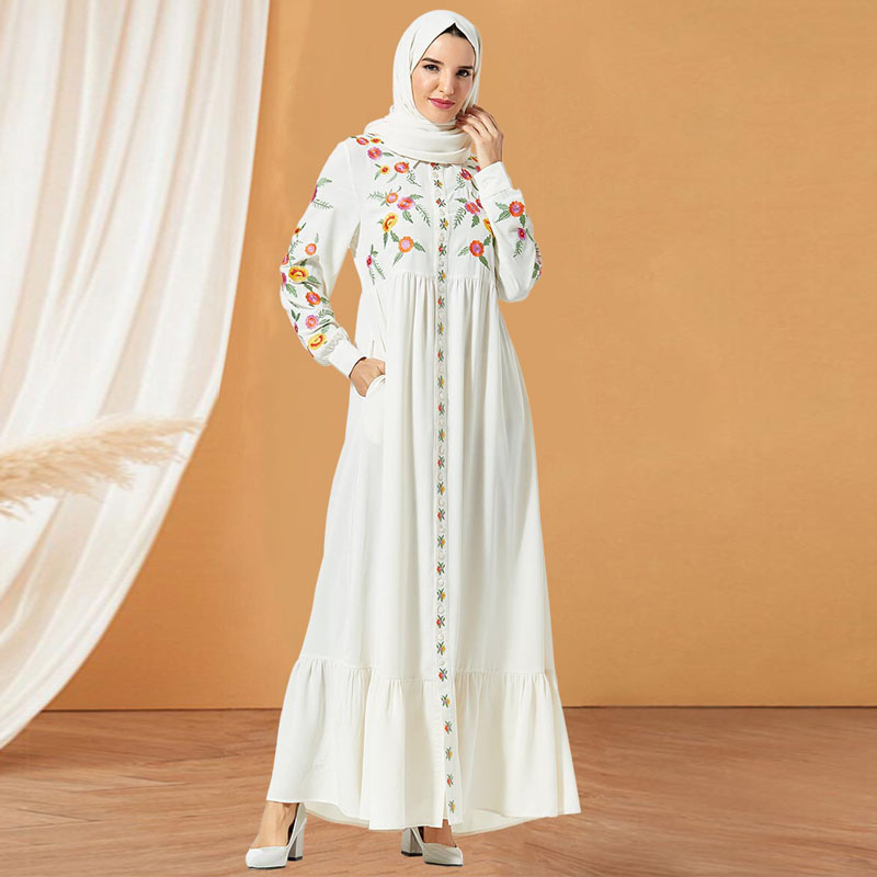 Muslim Dress Dubai Abaya Turkish Hijab Dresses Caftan Marocain Kaftan Islamic Clothing Abayas For Women Islam Arabische Kleding