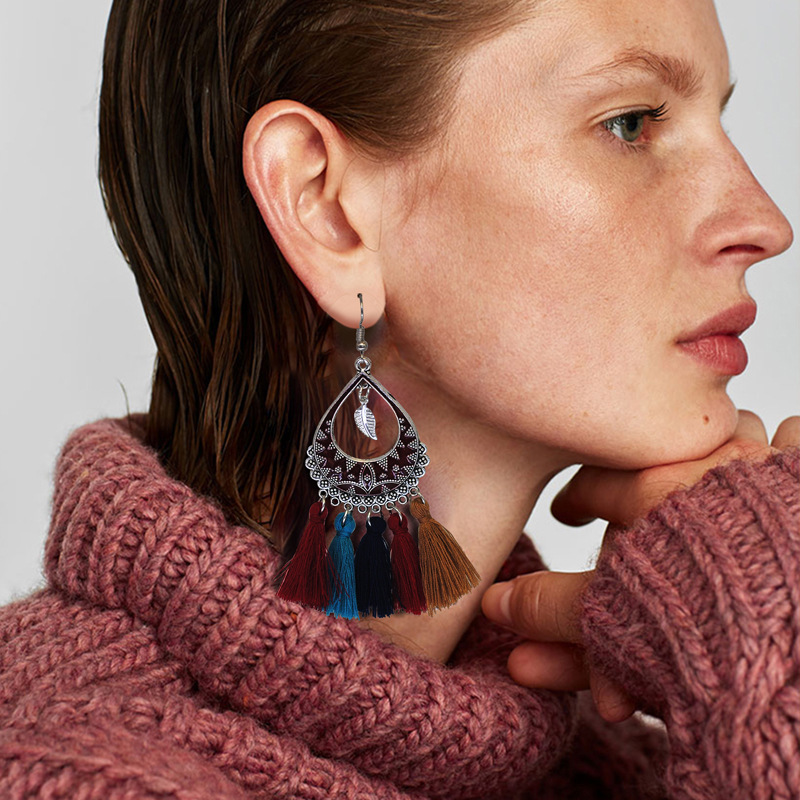 Bohemian slim face Super fairy National style earrings long line tassel temperament earrings women all-match earrings
Bohemian slim face Super fairy National style earrings long line tassel temperament earrings women all-match earrings
