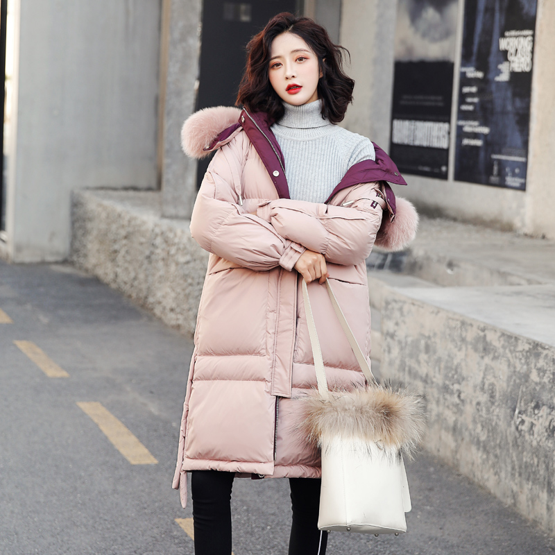 Women Puffer Coats Winter Fur Collar Hooded Warm White Duck Down Long Down Coat 2019 New Mid-Length Fashion Women Puffer Coats, Beige
Women Puffer Coats Winter Fur Collar Hooded Warm White Duck Down Long Down Coat 2019 New Mid-Length Fashion Women Puffer Coats, Beige