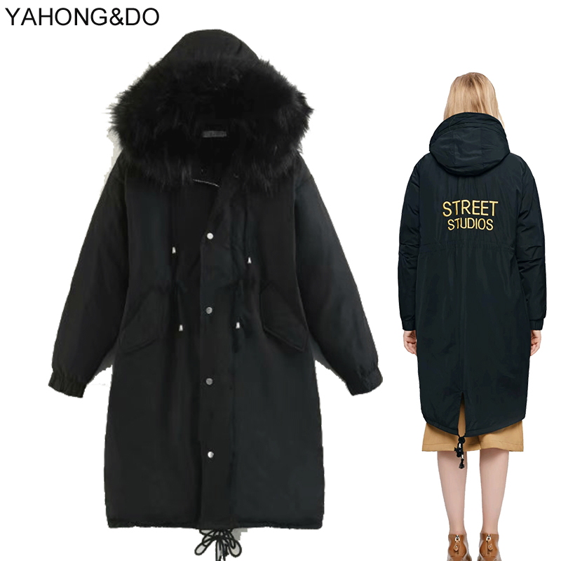 Winter Jacket Women Thick Warm Hooded Parka Mujer Cotton Padded Coat Long Paragraph Plus Size long jacket Femal, Black
Winter Jacket Women Thick Warm Hooded Parka Mujer Cotton Padded Coat Long Paragraph Plus Size long jacket Femal, Black