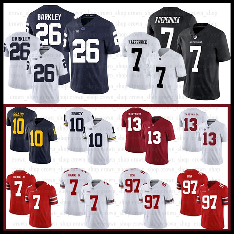 13 Tua Tagovailoa NCAA 7 Dwayne Haskins Jr Alabama Crimson Tide Jersey Nick Bosa Michigan Tom Brady Ohio State Buckeyes Football Jerseys35, Ncaa-(laohu)
13 Tua Tagovailoa NCAA 7 Dwayne Haskins Jr Alabama Crimson Tide Jersey Nick Bosa Michigan Tom Brady Ohio State Buckeyes Football Jerseys35, Ncaa-(laohu)