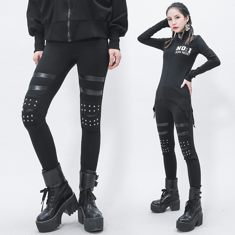 Punk Women Leggings Sexy Pants Push Up Fitness Gym Leggins Running Rivet Leggins Workout Pants Femme High Waist Mujer LT720S50, As pic
Punk Women Leggings Sexy Pants Push Up Fitness Gym Leggins Running Rivet Leggins Workout Pants Femme High Waist Mujer LT720S50, As pic