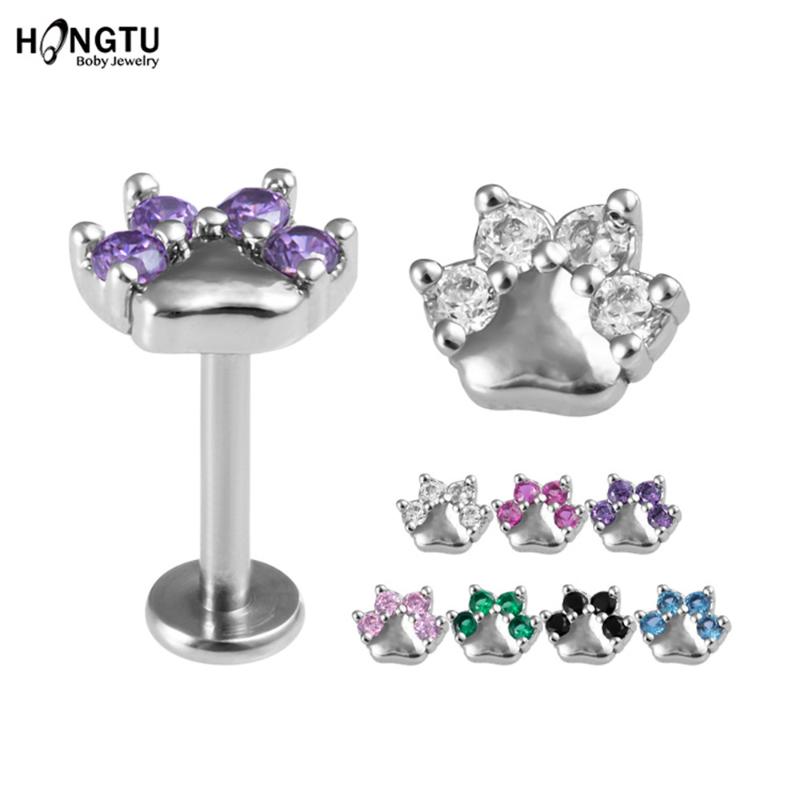 Other HONGTU 1PC Zircon CZ Monroe Labret Lip Ring 16G Steel Internally Threaded Tragus Helix Ear Cartilage Piercing Jewelry
Other HONGTU 1PC Zircon CZ Monroe Labret Lip Ring 16G Steel Internally Threaded Tragus Helix Ear Cartilage Piercing Jewelry