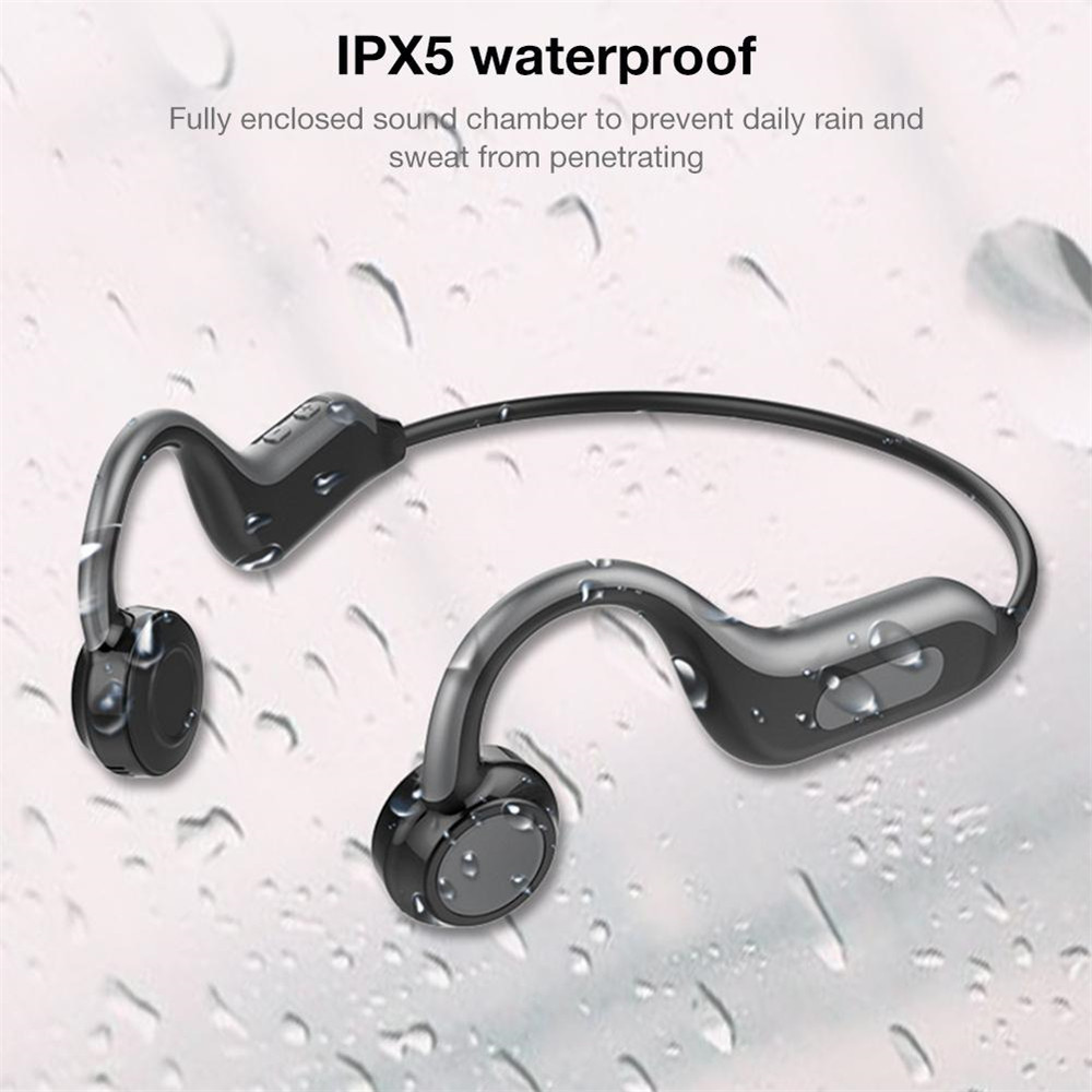 B1 bone conduction Bluetooth headset wireless binaural memory sports waterproof bone sensor hanging ear Bluetooth 5.0 private mode, Black
B1 bone conduction Bluetooth headset wireless binaural memory sports waterproof bone sensor hanging ear Bluetooth 5.0 private mode, Black