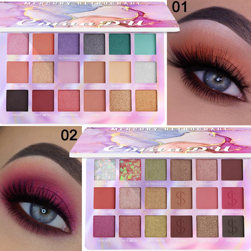 Cmaadu 18 Colors Palette Eyeshadow Makeup Glitter High Pigment Eyeshadow Makeup Nude Glitter Shadow Palette Makeup Kit
Cmaadu 18 Colors Palette Eyeshadow Makeup Glitter High Pigment Eyeshadow Makeup Nude Glitter Shadow Palette Makeup Kit