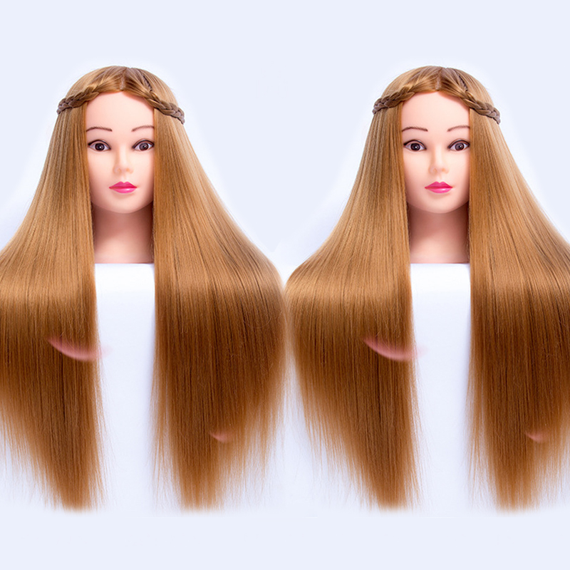 26 Inch Fiber Blonde Hair Styling Training Head Mannequin Cosmetology Doll Nice Female Manikin Hairdressing Tool With Free Table Clamp Stand 65CM
26 Inch Fiber Blonde Hair Styling Training Head Mannequin Cosmetology Doll Nice Female Manikin Hairdressing Tool With Free Table Clamp Stand 65CM