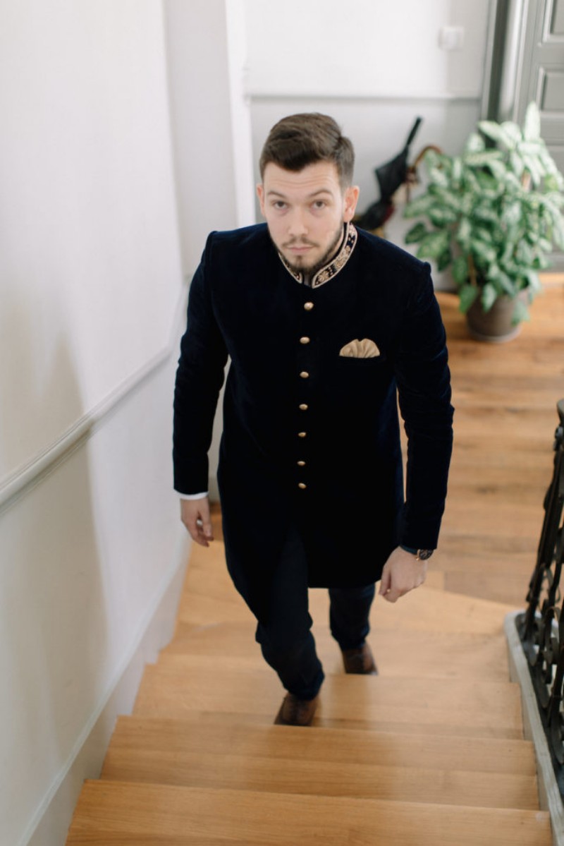 Handsome Mens Designer Jackets Coat Slim Fit 1 Pieces Embroidery Lapel Groom Wedding Wear High Quality Men Blazer