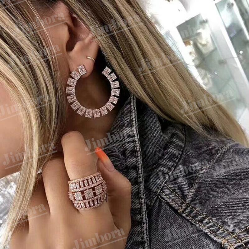 GODKI Trendy High Quality Round Earrings Ring For Bridal Wedding Trendy Girl Daily Accessories Clear Cubic Zirconia Jewelry
GODKI Trendy High Quality Round Earrings Ring For Bridal Wedding Trendy Girl Daily Accessories Clear Cubic Zirconia Jewelry