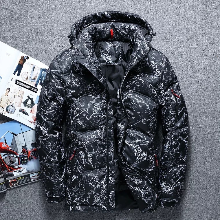 New winter outdoor men's down jacket Fashion men's thick camouflage winter coat Windproof and cold running high quality jacket, Black
New winter outdoor men's down jacket Fashion men's thick camouflage winter coat Windproof and cold running high quality jacket, Black