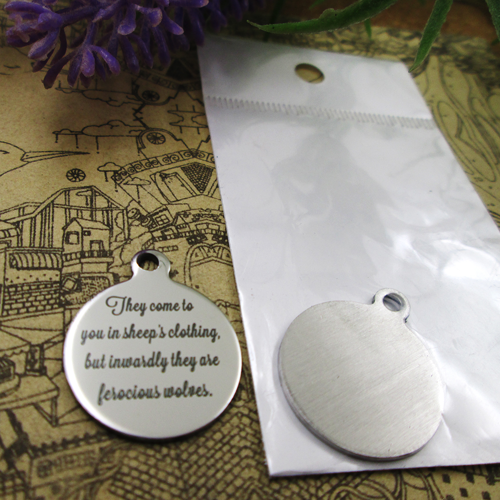 40pcs--"They come to you in sheep's clothing"stainless steel charms more style for choosing DIY Charms pendants for necklace
40pcs--"They come to you in sheep's clothing"stainless steel charms more style for choosing DIY Charms pendants for necklace