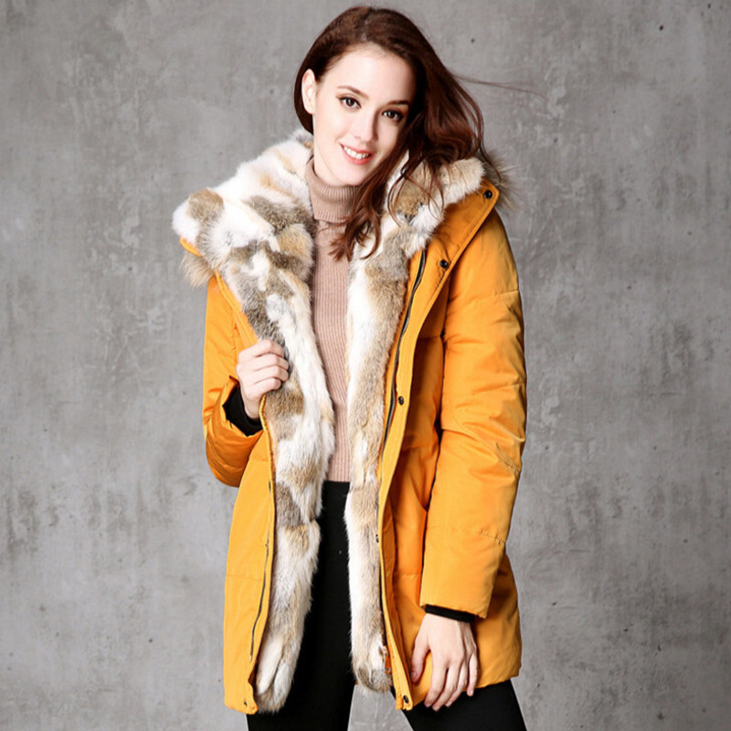 Real Fur Down Coat Female Jacket Big Natural Raccoon Fur Hooded White Duck Down Jacket Thick Warm Long Parkas Women Winter Coat, Gold
Real Fur Down Coat Female Jacket Big Natural Raccoon Fur Hooded White Duck Down Jacket Thick Warm Long Parkas Women Winter Coat, Gold