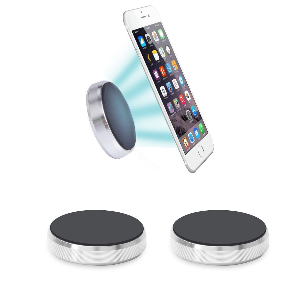 Magnetic Mount, Universal Magnetic Car Mount Phone Holder, for Cell Phones and Mini Tablets with Fast Swift-Snap Technology
Magnetic Mount, Universal Magnetic Car Mount Phone Holder, for Cell Phones and Mini Tablets with Fast Swift-Snap Technology