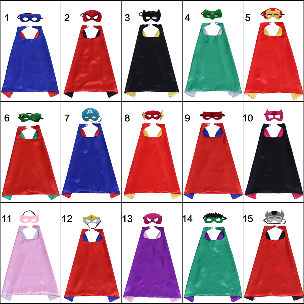 Newest Designs Double Side Costumes Cape with Mask for Kids 70*70cm Cartoon Christmas Halloween Cosplay Stage Performance, Delivery via order note
Newest Designs Double Side Costumes Cape with Mask for Kids 70*70cm Cartoon Christmas Halloween Cosplay Stage Performance, Delivery via order note