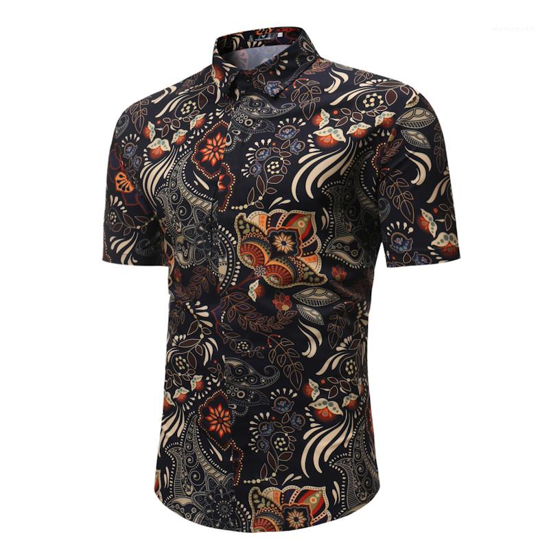 Shirts Summer New Style Mens Clothing Floral Printed Mens Designer Tshirts Fashionable Turn Down Collar Short Sleeve Slim, White;black
Shirts Summer New Style Mens Clothing Floral Printed Mens Designer Tshirts Fashionable Turn Down Collar Short Sleeve Slim, White;black