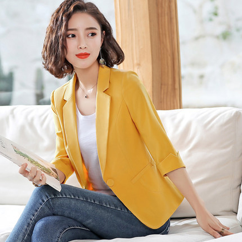 2020 new spring and summer high quality ladies blazer small suit Workwear office jacket feminine Fashion interview suit
2020 new spring and summer high quality ladies blazer small suit Workwear office jacket feminine Fashion interview suit