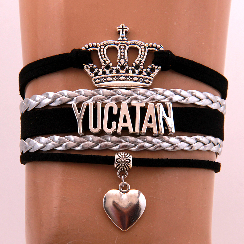 Infinity Love Yucatan Bracelets Bangles Heart Charm Braided Pu Leather Bracelet Crown Jewelry For Women Men Drop Shipping
Infinity Love Yucatan Bracelets Bangles Heart Charm Braided Pu Leather Bracelet Crown Jewelry For Women Men Drop Shipping