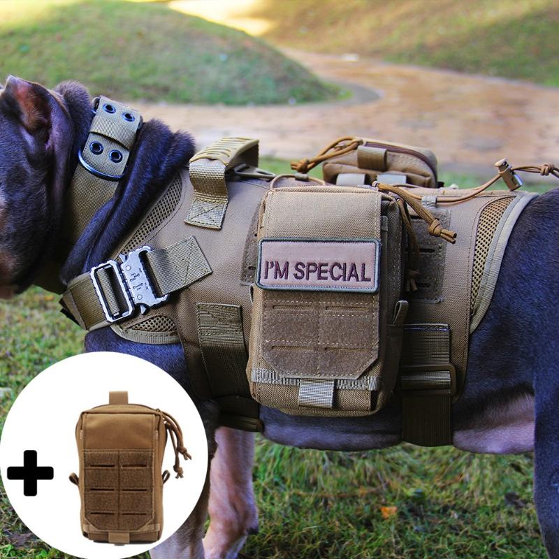 Army Dog Tactical Vest 1000D Nylon Quick Unlock Dog Waistcoat Outdoor Hunting Training Tactics Equipment Pet Clothes
Army Dog Tactical Vest 1000D Nylon Quick Unlock Dog Waistcoat Outdoor Hunting Training Tactics Equipment Pet Clothes