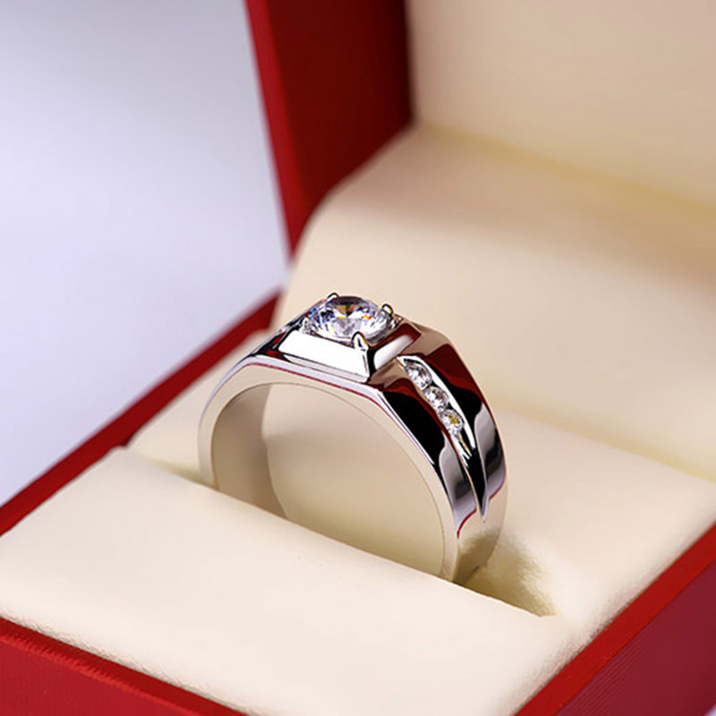 Man Boss Alive. Ring Arrogance Width Simulation Diamond Ring Will Male Ring