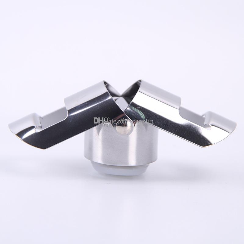 Silver Champagne Stopper, Stainless Steel Bottle Plug Sealer for Cava, Prosecco, Sparkling Wine, Superior Leak-Proof Bubble Retaining Saver - view 7