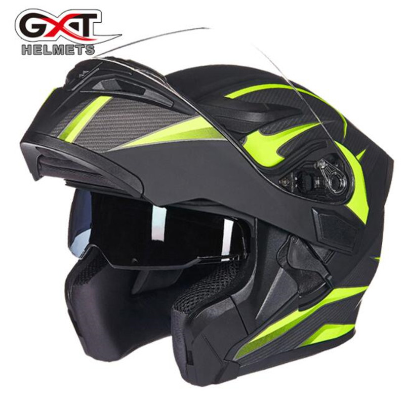 GXT New Motorcycle Helmet Flip up Motocross Helmet Capacete da Motocicleta Cascos Moto Casque Doublel lens Racing Riding Helmets, Colour 1
GXT New Motorcycle Helmet Flip up Motocross Helmet Capacete da Motocicleta Cascos Moto Casque Doublel lens Racing Riding Helmets, Colour 1