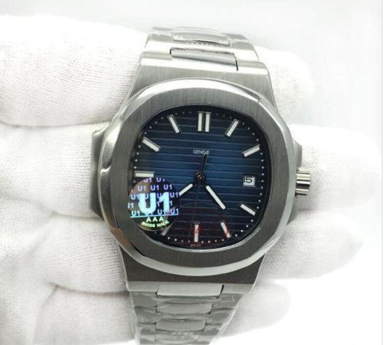 2019 Mens Watch Blue Dial Transparent Back U1 Factory Movement Engraved Nautilus PP Automatic Mechanical Stainless Steel Male Wrist watch
2019 Mens Watch Blue Dial Transparent Back U1 Factory Movement Engraved Nautilus PP Automatic Mechanical Stainless Steel Male Wrist watch