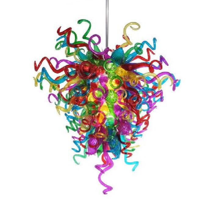 Lamps Beautiful Multi Colored Modern Pendant Lamp Handmade Blown Glass Chandeliers Hanging LED Chandelier Lighting for House Decoration
Lamps Beautiful Multi Colored Modern Pendant Lamp Handmade Blown Glass Chandeliers Hanging LED Chandelier Lighting for House Decoration