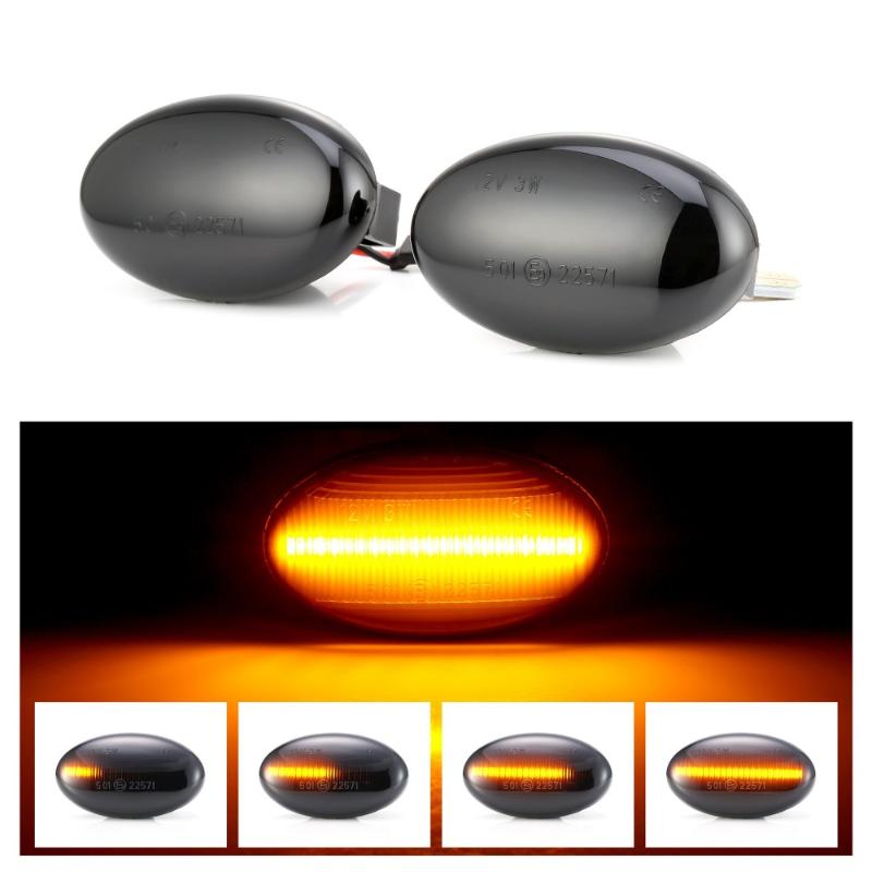 2pcs Dynamic LED Car Side Marker Lights Signal Lights For Smart W450 W452 A-Class W168 Vito W639 W447, As pic
2pcs Dynamic LED Car Side Marker Lights Signal Lights For Smart W450 W452 A-Class W168 Vito W639 W447, As pic