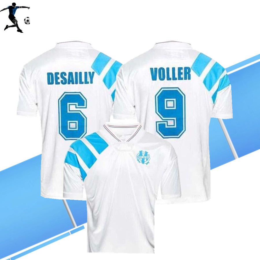 TOP 1993 Olympique Retro Commemorate Football Shirt DESCHAMPS PAPIN BOLI DESAILLY Soccer Jersey VOLLER Thauvin Football Jersey, Home
TOP 1993 Olympique Retro Commemorate Football Shirt DESCHAMPS PAPIN BOLI DESAILLY Soccer Jersey VOLLER Thauvin Football Jersey, Home