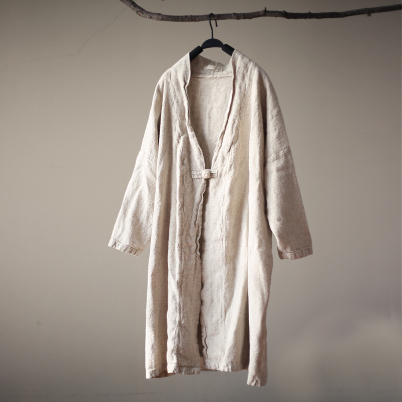 Johnature Women Button Coats Trench 2019 Autumn New Nine Sleeve V-Neck Loose Vintage Coats Linen Casual Trench, Linen colour
Johnature Women Button Coats Trench 2019 Autumn New Nine Sleeve V-Neck Loose Vintage Coats Linen Casual Trench, Linen colour