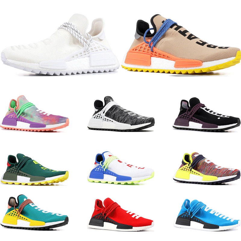 2019 designer Human Race Hu trail pharrell williams running shoes Nerd black cream sample mens women sports runner sneaker size 36-47
2019 designer Human Race Hu trail pharrell williams running shoes Nerd black cream sample mens women sports runner sneaker size 36-47