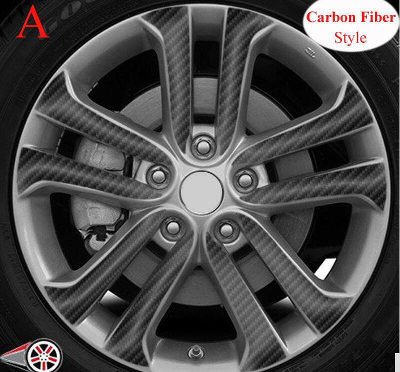 SUNFADA 17 inch Black Carbon Fiber/Matte Black Vinyl Wheel Rim Stickers For NISSAN JUKE 2011-2019 Car Styling (For 4 wheels)
SUNFADA 17 inch Black Carbon Fiber/Matte Black Vinyl Wheel Rim Stickers For NISSAN JUKE 2011-2019 Car Styling (For 4 wheels)