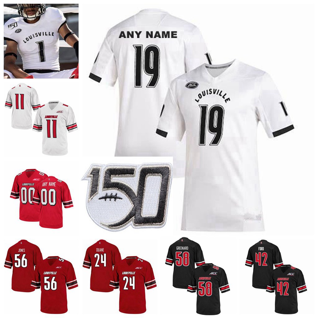 Custom Louisville Jerseys Teddy Bridgewater Jersey Lamar Jackson Deion Branch DeVante Parker Jaire Alexander College Football Jerseys Stitch, Black
Custom Louisville Jerseys Teddy Bridgewater Jersey Lamar Jackson Deion Branch DeVante Parker Jaire Alexander College Football Jerseys Stitch, Black