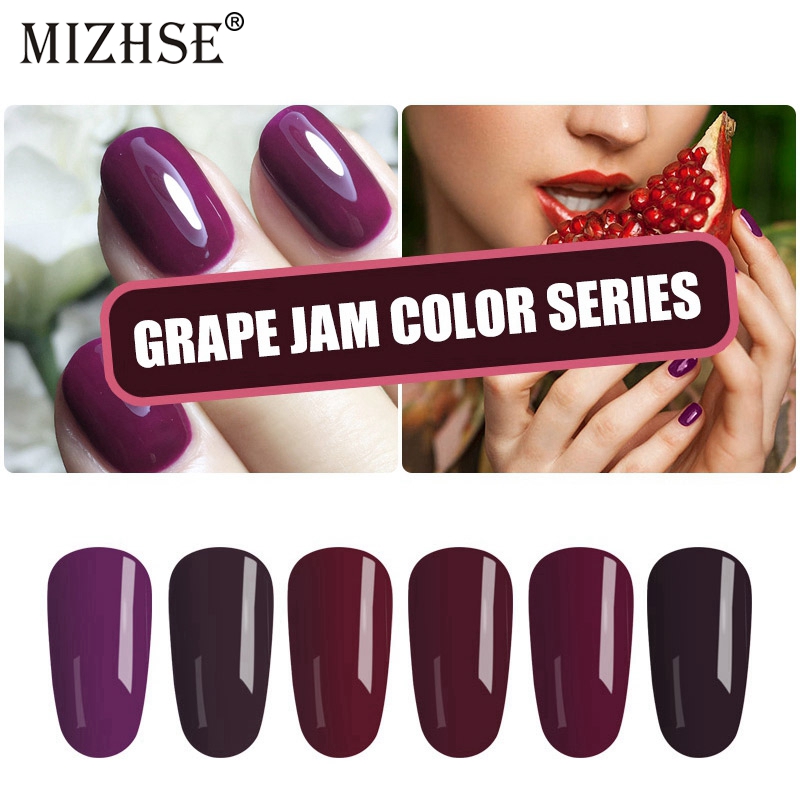 MIZHSE Gel Nail Polish Varnish Lacquer Makeup Nail Art Design Hybrid Gellak Set For Soak-off Grape Jam Red UV Gel Polish, As pic
MIZHSE Gel Nail Polish Varnish Lacquer Makeup Nail Art Design Hybrid Gellak Set For Soak-off Grape Jam Red UV Gel Polish, As pic
