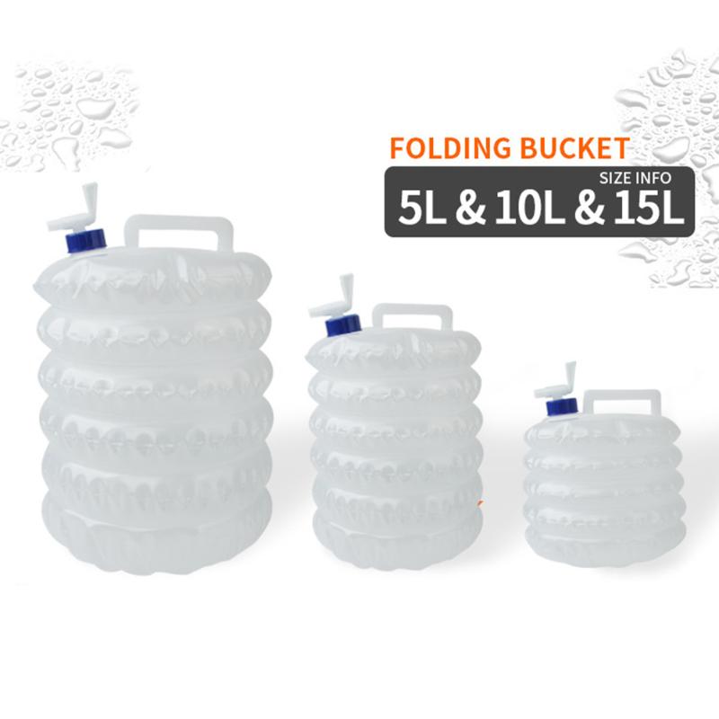 Portable Folding Camping Water Bucket Soft Tank Water Bag Storage Container Bladder For HIking Camping Storing, White 5l
Portable Folding Camping Water Bucket Soft Tank Water Bag Storage Container Bladder For HIking Camping Storing, White 5l