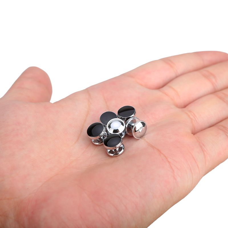 Cufflinks and rivets set for tuxedo shirts business wedding 2 cufflinks and 6 rivets
