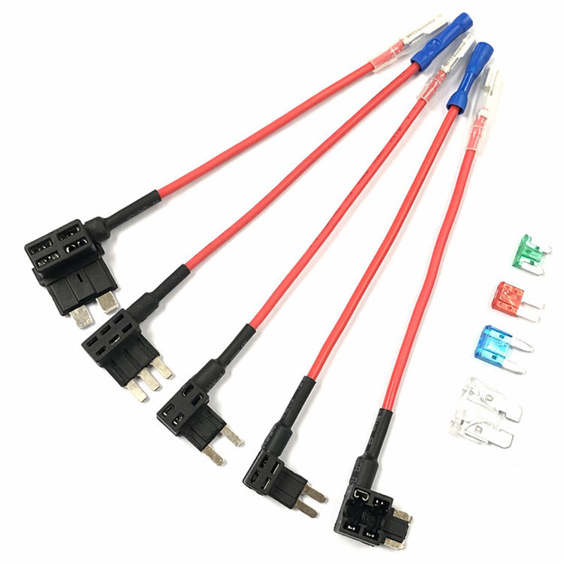 Multiple Car Fuse Box 12V Holder Insurance ATM Adapter APM Tap Mini Blade Micro Add-a-Circuit Set Accessories