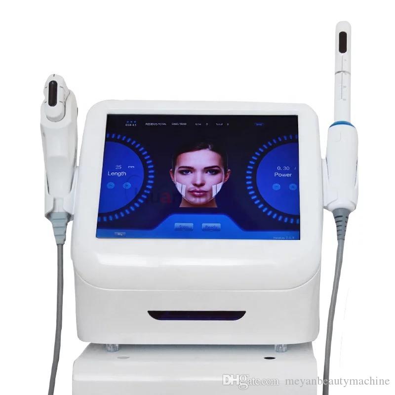 Hot Selling 2in1Hifu Vaginal Tightening Face lifting wrinkle removal with 5 heads Beauty machine