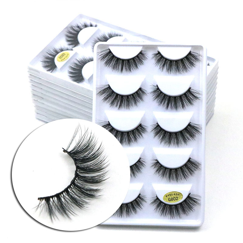 5Pairs Dramatic Wispies Fluffies Eyelashes Soft Handmade Cruelty-free Black Lashes 3D Faux Mink False Eyelashes Natural Eyelash
5Pairs Dramatic Wispies Fluffies Eyelashes Soft Handmade Cruelty-free Black Lashes 3D Faux Mink False Eyelashes Natural Eyelash