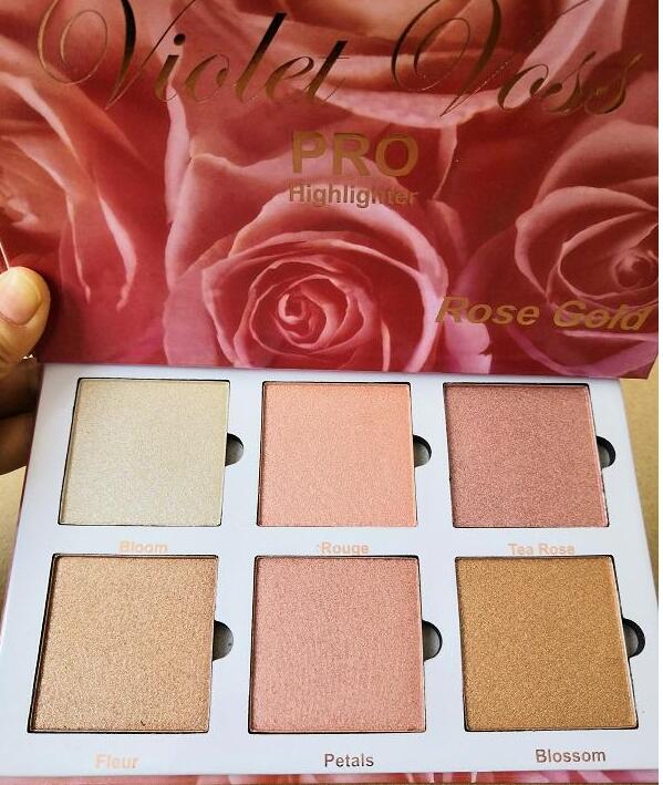 Newest Violet Voss PRO Highlighter Rose Gold Palette Face Bronzers & Highlighters 6 color Glow free shipping, Multi
Newest Violet Voss PRO Highlighter Rose Gold Palette Face Bronzers & Highlighters 6 color Glow free shipping, Multi