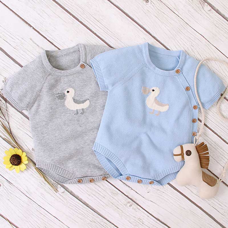 Newborn Baby Bodysuits Cartoon Knit Body Boy Girl Summer Casual Short Sleeve Toddler Kids Jumpsuits Infant Clothes, 82w337 brown
Newborn Baby Bodysuits Cartoon Knit Body Boy Girl Summer Casual Short Sleeve Toddler Kids Jumpsuits Infant Clothes, 82w337 brown