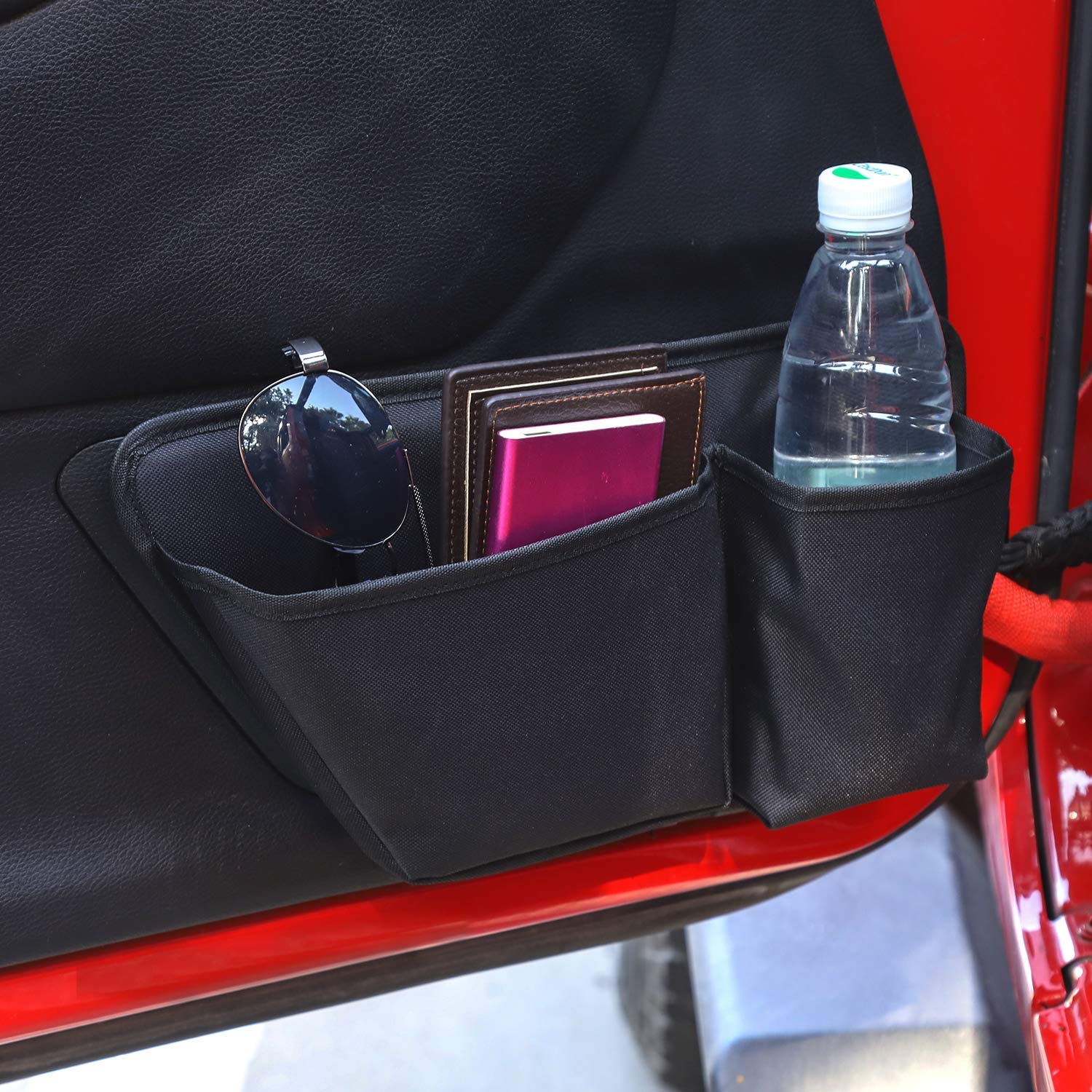 Car Organizer ,Front Door Storage Pockets Interior Organizer Accessories For Jeep Wrangler JK 2011-2017 Auto Internal Accessories