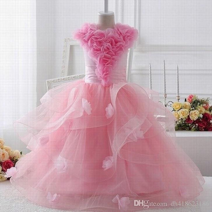 New Charming Princess Dance Performance Pageant Flower Girl Dress Party Prom Gowns Special occasion Children Dress YTZ205