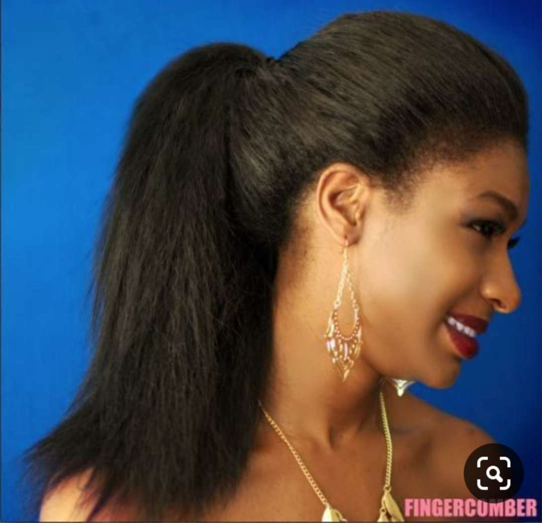 kinky straight Ponytail Human Hair extension For Black Women,Italian Yaki Straight Virgin Brazilian Hair 120g ponytail hairpiece
