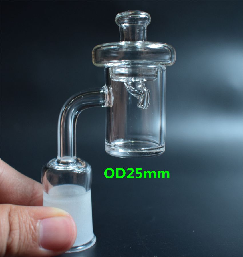 25mm Quartz Banger 5mm thick quartz banger nail male female Frosted joint with glass carb 45/90 degree 10mm 14 mm 18mm
25mm Quartz Banger 5mm thick quartz banger nail male female Frosted joint with glass carb 45/90 degree 10mm 14 mm 18mm
