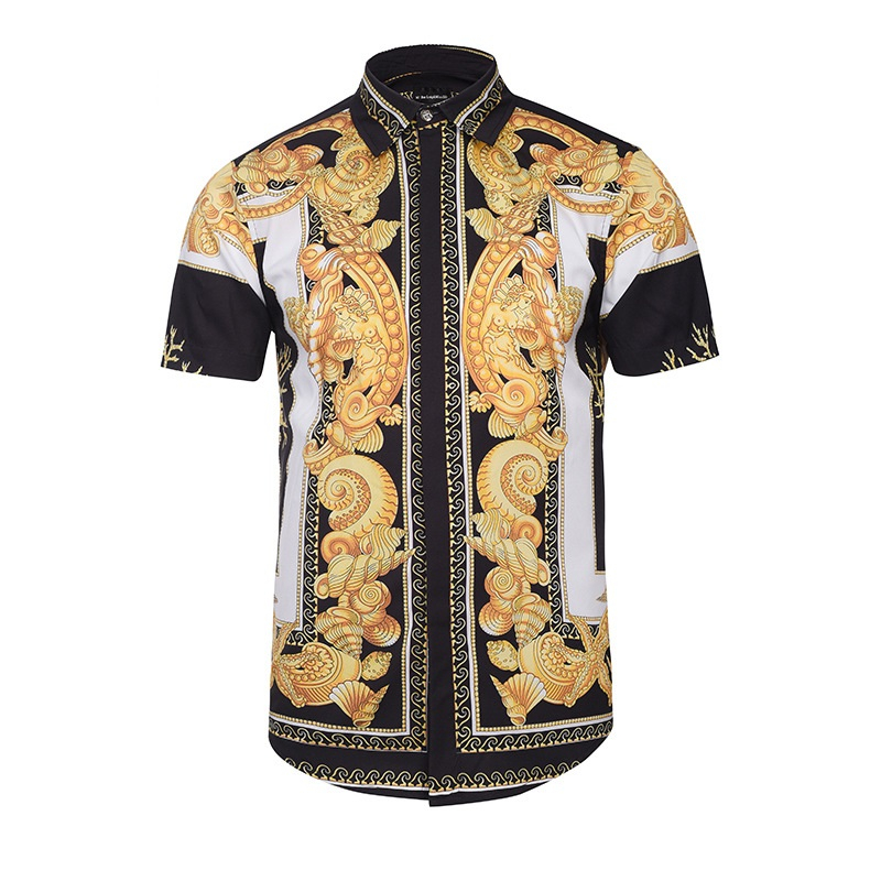 Print Brand Summer Hot Sell Men's Beach Fashion Men Casual Button Short Sleeve Shirts Hawaiian Shirt Tops Blouse Male Clothing, Cy005
Print Brand Summer Hot Sell Men's Beach Fashion Men Casual Button Short Sleeve Shirts Hawaiian Shirt Tops Blouse Male Clothing, Cy005