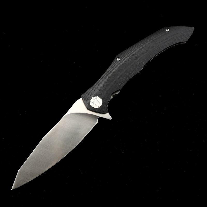 Asymmetric bearing quick-folding knife ASYM + METRIC D2 blade G10 handle Flipper folding knife Outdoor camping hunting pocket fruit knives E
Asymmetric bearing quick-folding knife ASYM + METRIC D2 blade G10 handle Flipper folding knife Outdoor camping hunting pocket fruit knives E