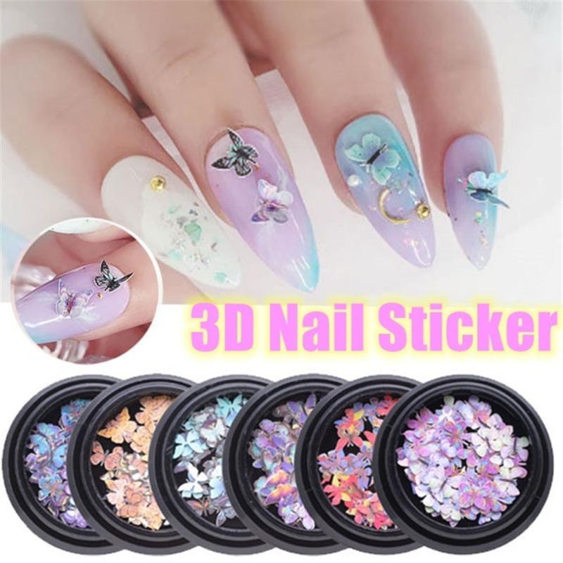 Holographic Butterfly Shape Nail Glitter Flakes Sparkly 3D Colorful Sequins Spangles Polish Manicure Nails Art Decals Decoration
Holographic Butterfly Shape Nail Glitter Flakes Sparkly 3D Colorful Sequins Spangles Polish Manicure Nails Art Decals Decoration