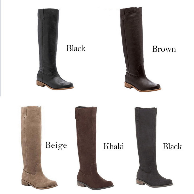 Over-the-Knee High Flat Women PU Leather Boots Winter Shoes Suede Matte Boots Slip On Zapatos De Mujer Solid Riding Y200114